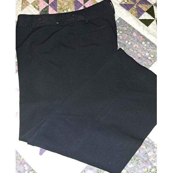 Women's Anne Klein black Pants Size 6 - Picture 2 of 6